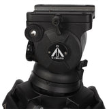 Nest professioneel statief ei-7085-c2 + vloeistofgedempte kop - afbeelding 3