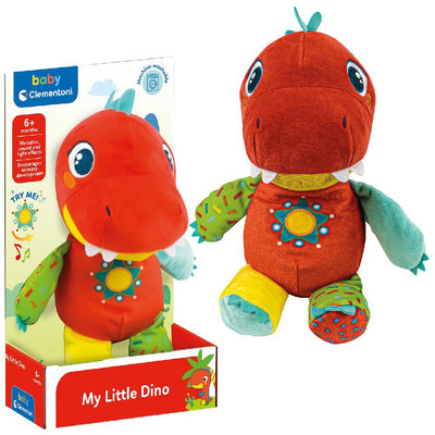 Clementoni baby my little dino knuffel + geluid