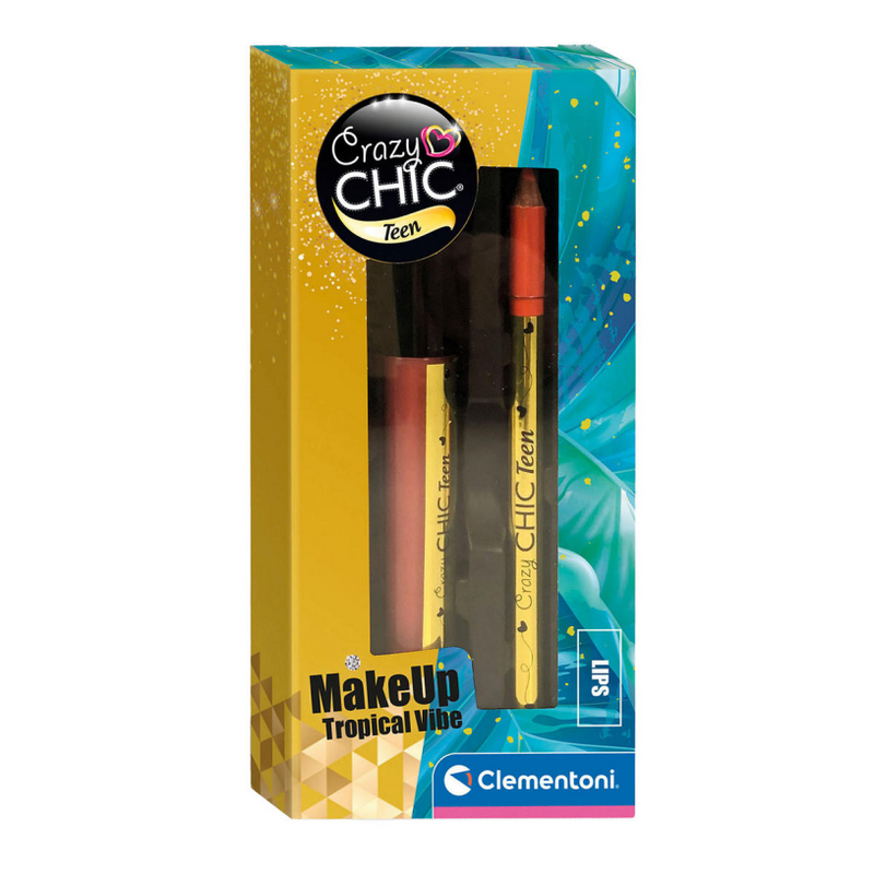 Clementoni crazy chic teen lipgloss en potlood - tropical