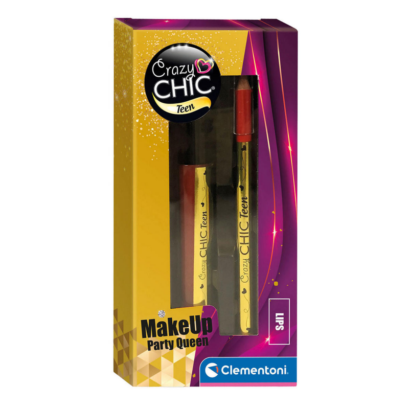 Clementoni crazy chic teen lipgloss en potlood - queen