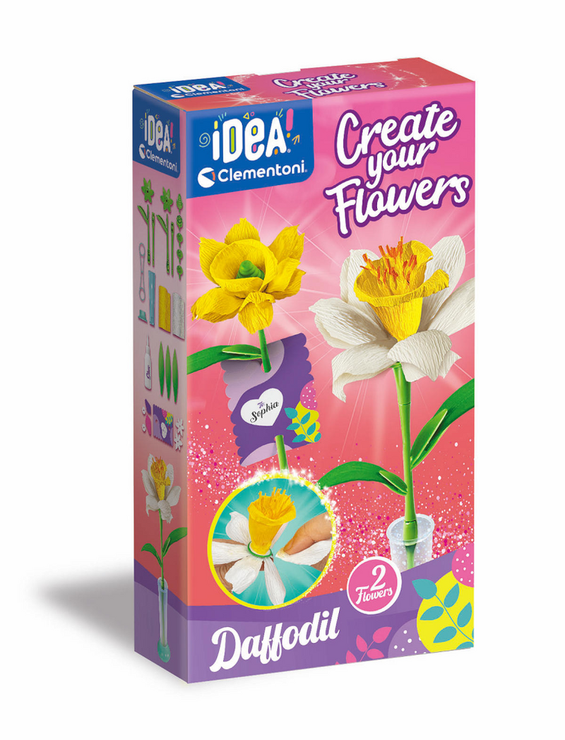 Clementoni idea - geurende bloemen maken - narcis - vanaf 8 jaar - 2 stuks
