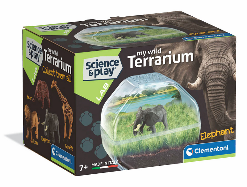 Clementoni wetenschap en spel - my wild terrarium - olifant