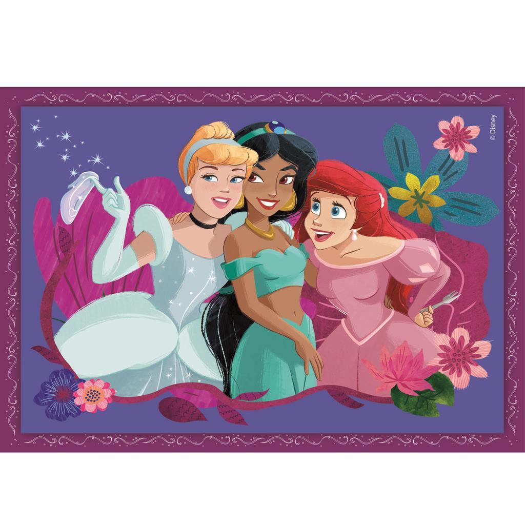 Clementoni Puzzels Disney Prinses, 4in1