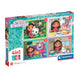 Clementoni supercolor 4in1 puzzel gabbys dollhouse 12-24 stukjes