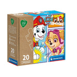 Clementoni puzzel paw patrol 2x20 stukjes - afbeelding 1