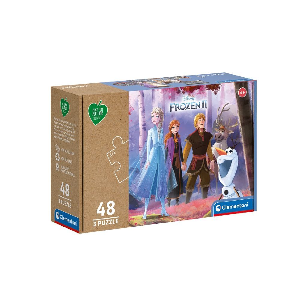 Clementoni puzzel disney frozen 2 3x48 stukjes