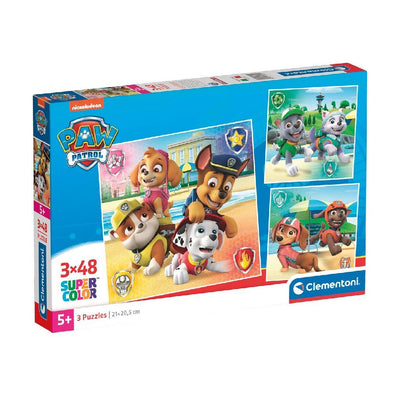 Clementoni Super Color 3in1 Puzzel 3x48 Stukjes