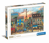 Clementoni legpuzzel streets of paris, 1000st. - afbeelding 1