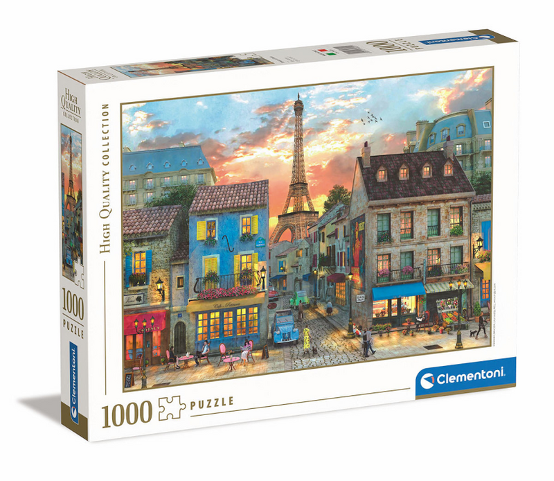 Clementoni legpuzzel streets of paris, 1000st.