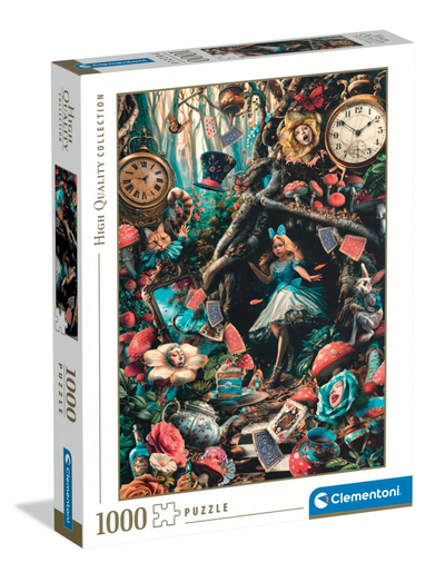 Clementoni - puzzel - 1000 stukjes - een dag in wonderland - high quality collection