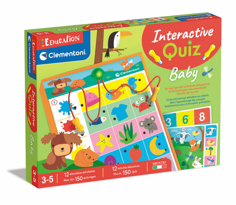 Clementoni education interactive quiz junior 3-5 jaar