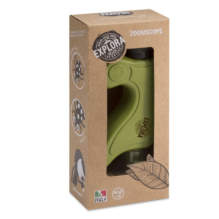 Navir explora: zoomscope 16x9x5,5cm, groen, inzomen van 20 tot 40, 6+