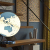 Atmosphere Atmosphere NR-0331F7N5-GB Globe Bright HOT Blue 30cm Diameter Kunststof Voet Met Verlichting