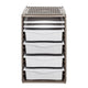 Bama ri,ordino opbergsysteem 34x41x53 cm taupe wit