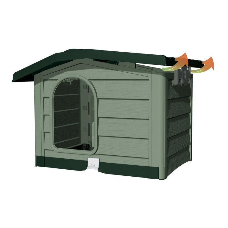 Bama pet cuccia hondenhok 89x75x62 cm groen