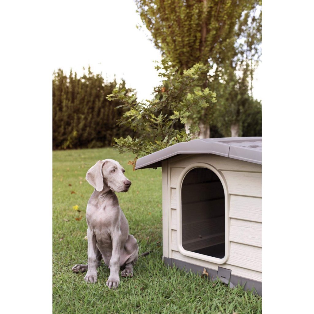 Bama pet cuccia hondenhok 110x94x77 cm beige taupe