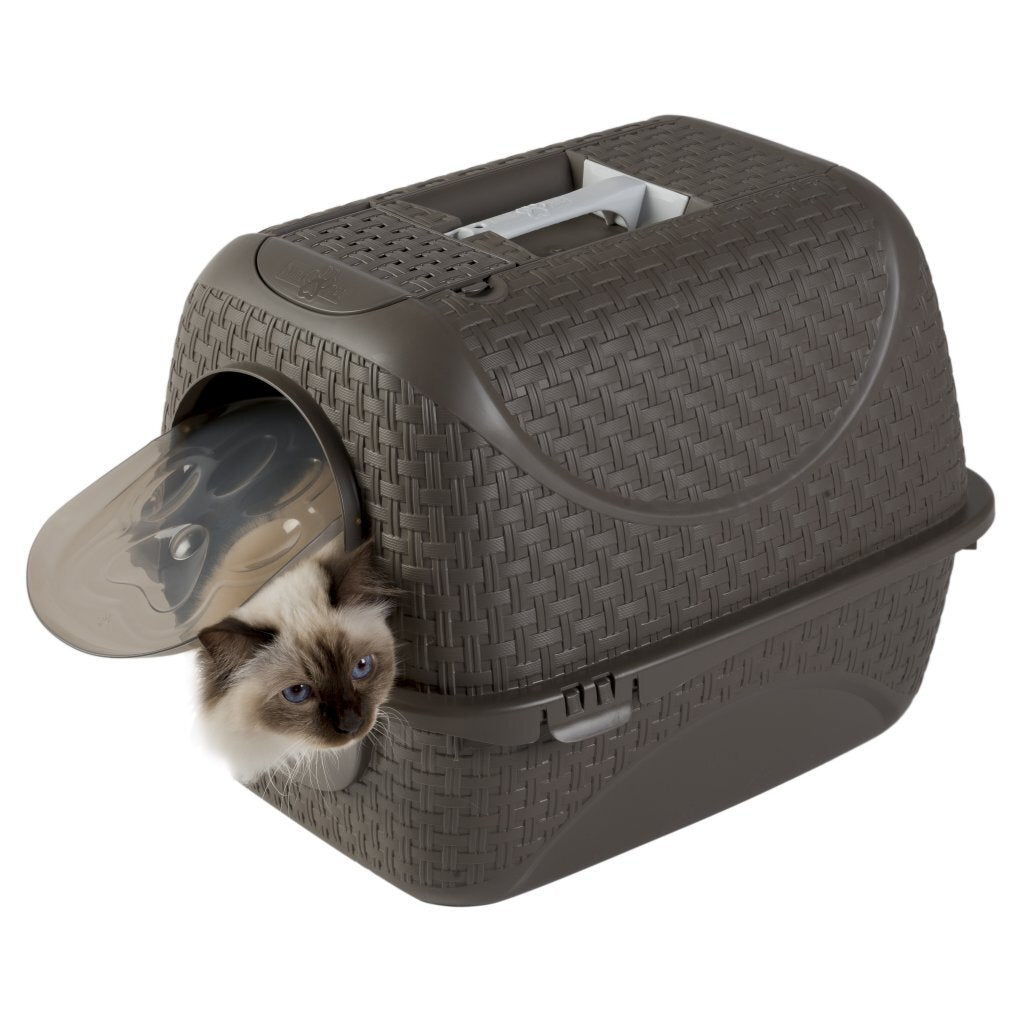 Bama pet kattenbak 41.8x50.5x39.6 cm taupe