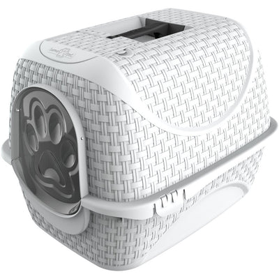 Bama pet kattenbak 41.8x50.5x39.6 cm wit