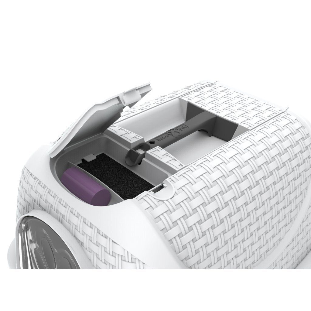 Bama pet kattenbak 41.8x50.5x39.6 cm wit