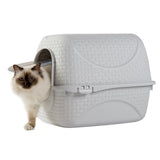 Bama pet kattenbak 41.8x50.5x39.6 cm wit - afbeelding 3