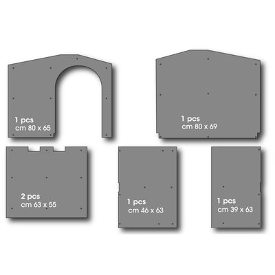 Bama pet kit isolatiepanelen hondenhok groot