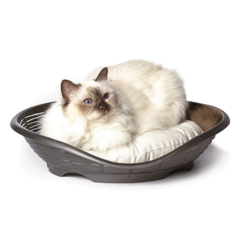 Bama pet pasha mand 48x46x11 cm antraciet