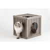 Bama pet qublo katten kubus 35x35x35 cm taupe