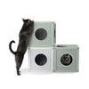 Bama pet qublo katten kubus 35x35x35 cm sagegroen