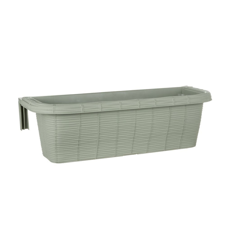 Bama fioriera bloem-balkonbak 60x20x18.5 cm sagegroen