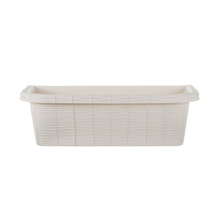 Bama fioriera bloem-balkonbak 60x20x18.5 cm wit
