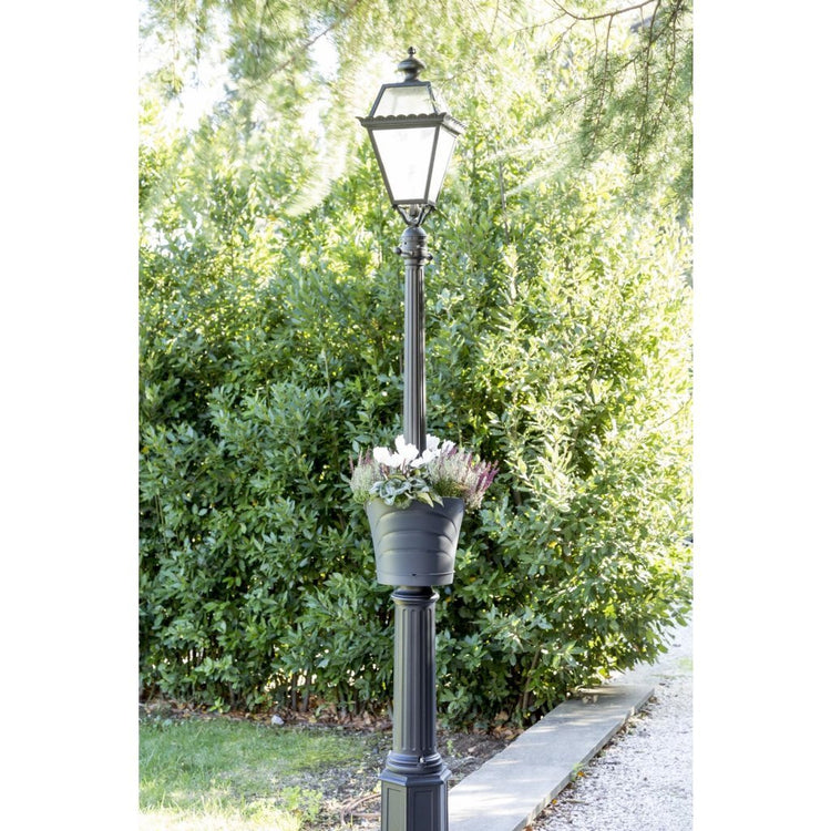 Bama tulipano bloempot 5l 34.5x19x30 cm 4 stuks antraciet