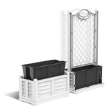 Bama fioriera binnen plantenbak 63l 79x35x37 cm zwart - afbeelding 2
