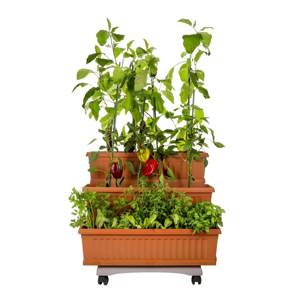 Bama orto di kit plantenbakken 80x74x73 cm terracotta