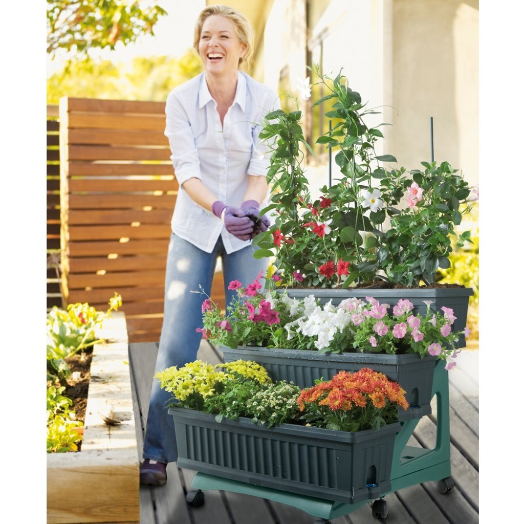 Bama orto di kit plantenbakken 80x74x73 cm groen