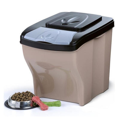 Bama pet voedeselcontainer 3x20l taupe beige