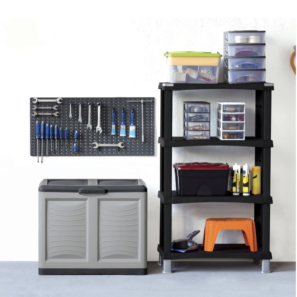 Bama mettitutto container 200l 78x45x64 cm grijs antraciet