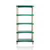 Bama futuro opbergsysteem 5 planken 80x40x174 cm groen