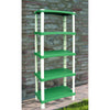 Bama futuro opbergsysteem 5 planken 80x40x174 cm groen