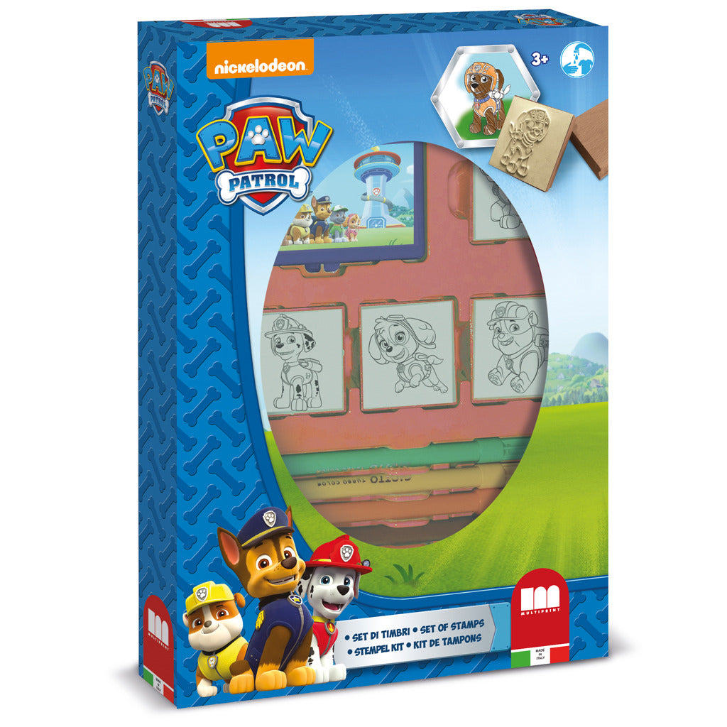 Paw patrol stempelset 12-delig