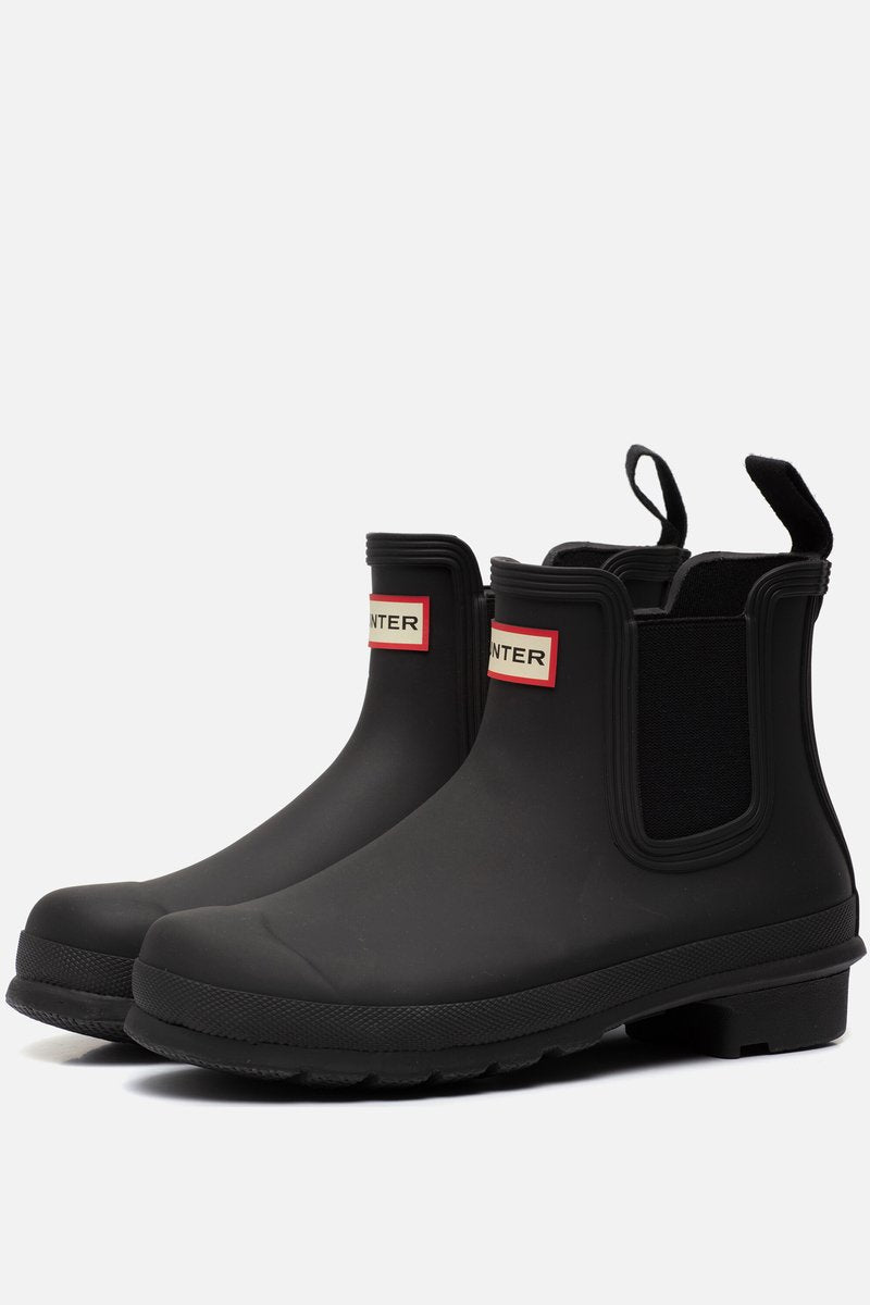 Hunter - regenlaarzen voor vrouwen - originele chelsea - zwart - maat 40-41eu