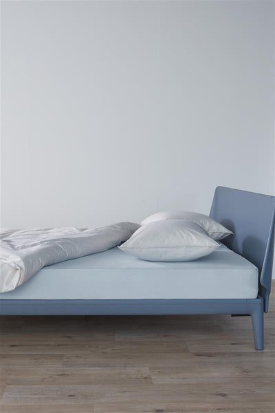 Beddinghouse - jersey - hoeslaken - 180x220 cm - licht blauw