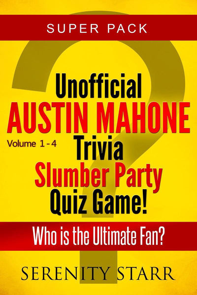 Ty unofficial austin mahone trivia slumber par quiz game super pack volumes 1-4