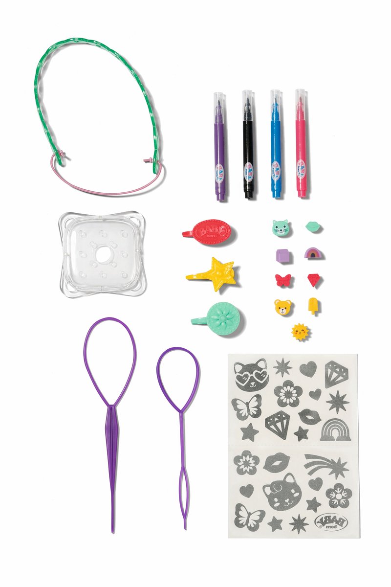 Baby born stylingmarker en accessoires