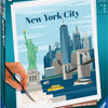 Ravensburger creart schilderen op nummer - kleurrijk new york