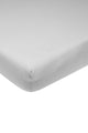 Meyco baby uni hoeslaken juniorbed - light grey - 70x140 150cm
