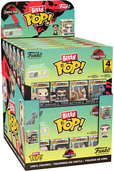 Funko asst bitty pop 4 pack: jurassic park- 1 van 3 varianten - blind box