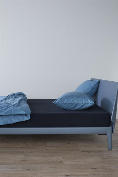 Beddinghouse - jersey - split-topper - hoeslaken - 160x220 cm - marine blauw