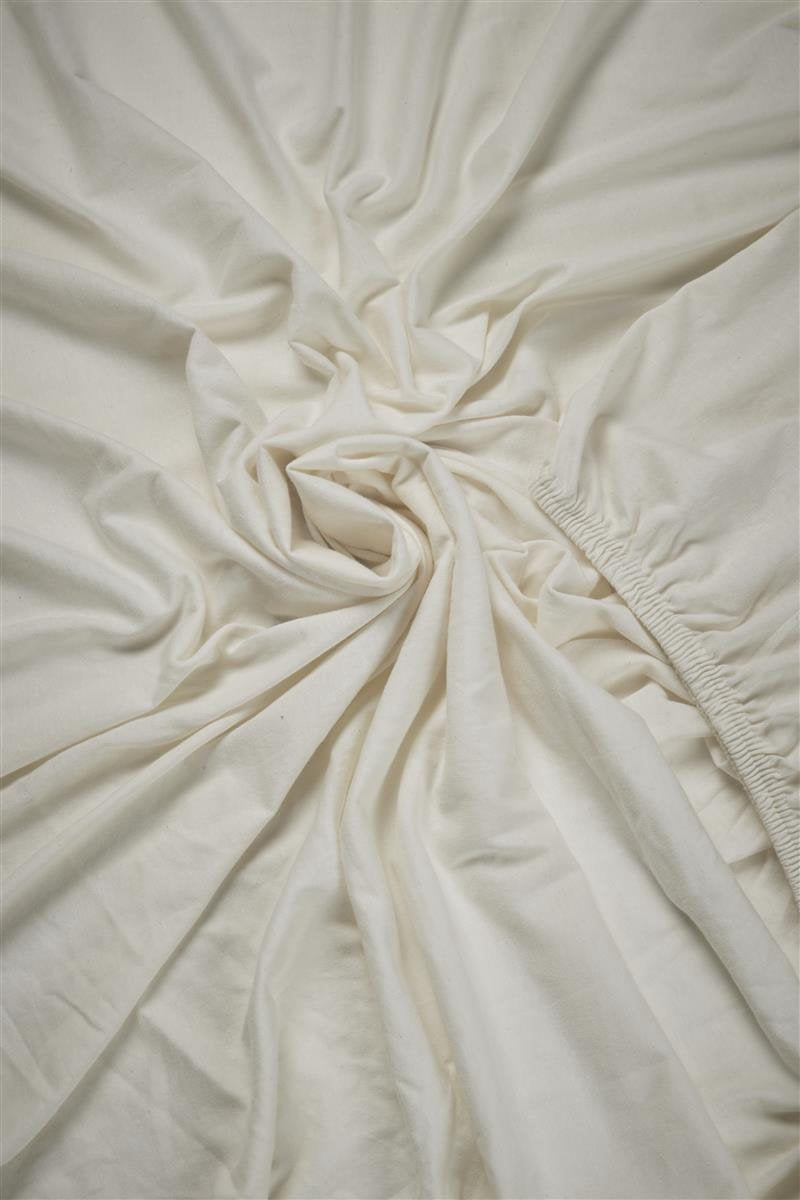 Beddinghouse - jersey - hoeslaken - 120x220 cm - off-white