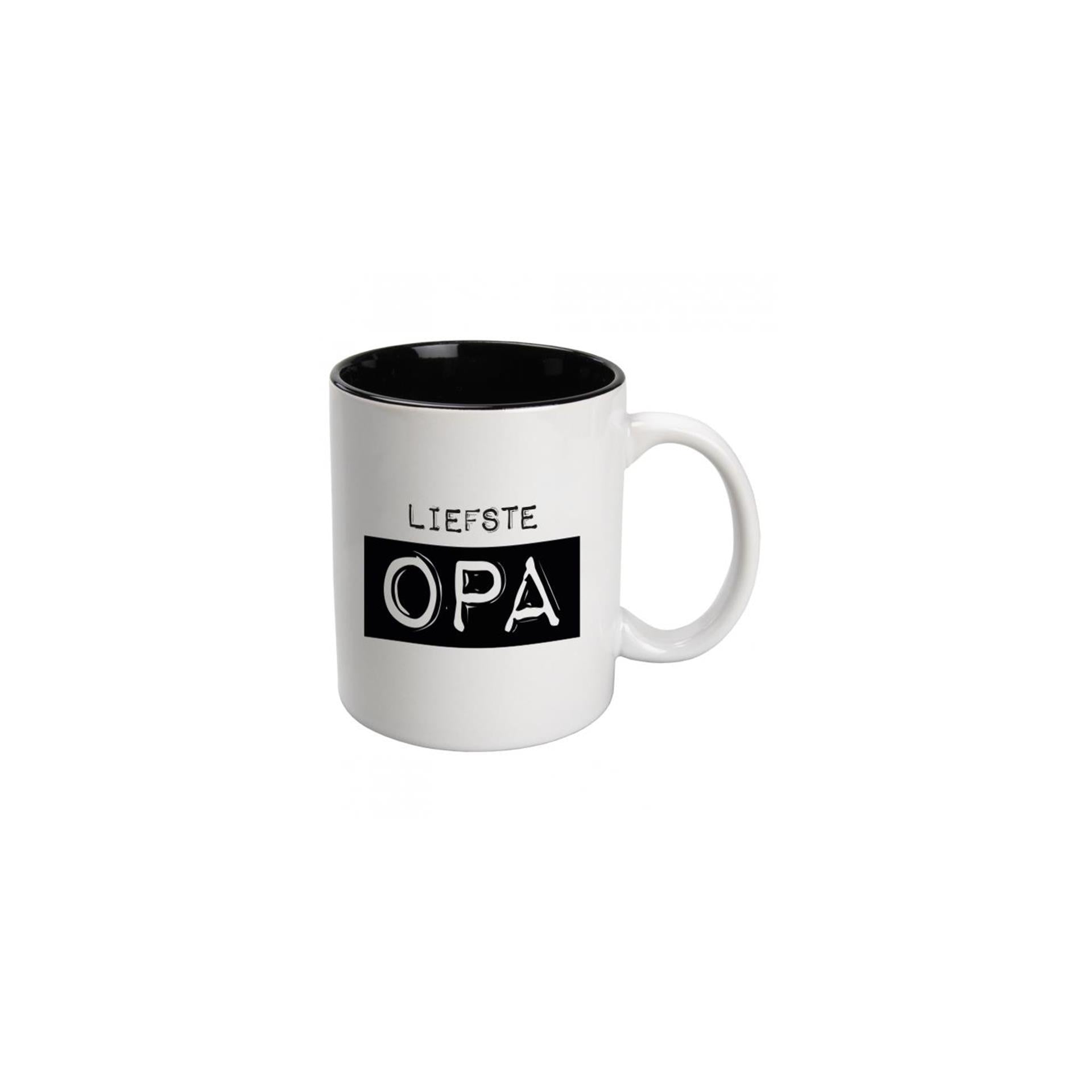 Paperdreams mok black white - opa