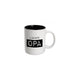 Paperdreams mok black white - opa